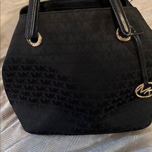 Michael Kors Black Monogram Shoulder Bag